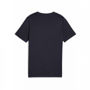Młodzieżowa koszulka Essentials Block PUMA New Navy Blue