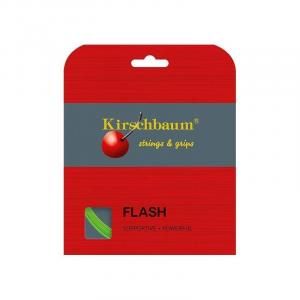 Naciąg do tenisa Kirschbaum Flash Green 1,25 mm 12 m