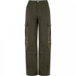 Spodnie Damskie Utility Twill Stretch Loose Cargo Trousers