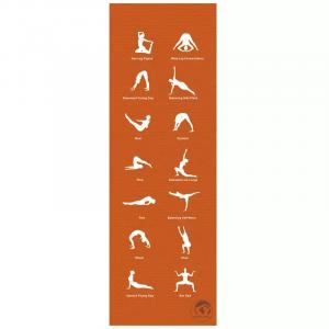 Mata do jogi Trendy Home 180x60x0,5 cm pomarańczowa