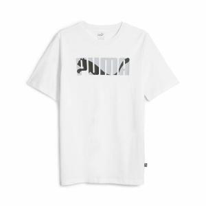 Koszulka z krótkim rękawem Męska Puma Graphiccs Wordin Biały