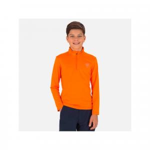 Bluza narciarska dla dzieci Rossignol Boy 1/2 Zip Warm Stretch mango