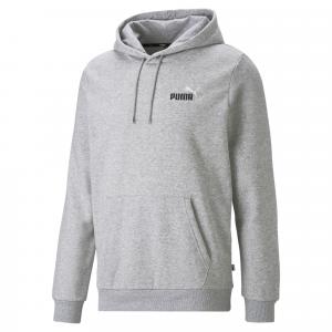 Męska bluza z kapturem i małym dwukolorowym logo Essentials+ PUMA