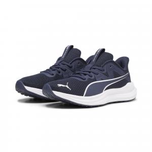 Młodzieżowe buty do biegania Reflect Lite PUMA Navy White Silver Blue Metallic