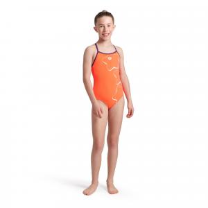 Strój kąpielowy dziewczęcy Star Graphic Swimsuit Lightdrop Back