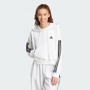 Bluza z kapturem Essentials 3-Stripes French Terry Quarter-Zip