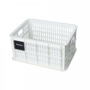 Skrzynia Rowerowa Z Recyklingu Crate S 17,5 Litra 29 X 39 X 20 Cm - Jasna Biel