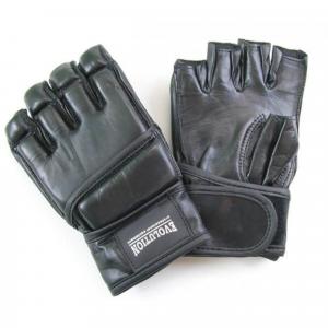 Rękawice skórzane MMA Evolution Black Pro