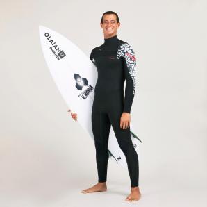 Pianka surfingowa męska Olaian overall 900 Team Rider z neoprenu 4/3 mm