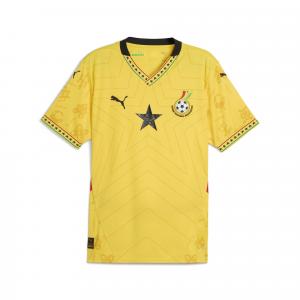 Męska koszulka wyjazdowa Ghana 2025 PUMA Pelé Yellow Black