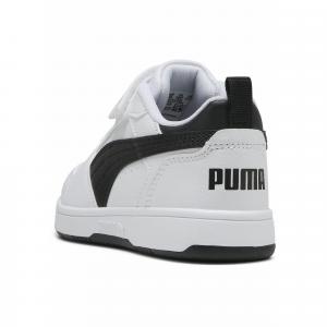 Dziecięce sneakersy PUMA Rebound V6 Lo PUMA White Black transparent