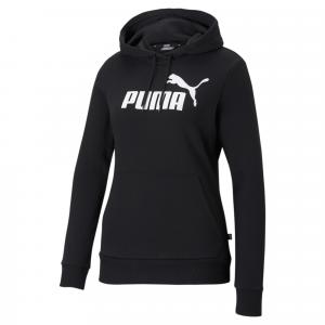 Damska bluza Essentials z kapturem i logo PUMA Black