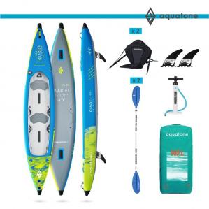 Kajak pompowany dwuosobowy Aquatone Glacier 14'0\