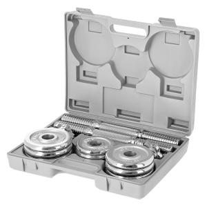 Sztangielki w walizce chrome 2x7,5 kg HMS STC