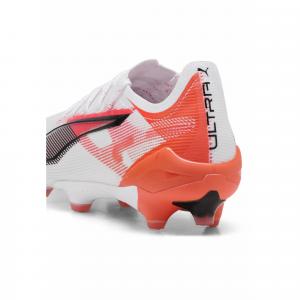 Damskie buty piłkarskie ULTRA 5 ULTIMATE FG PUMA White Black Glowing Red