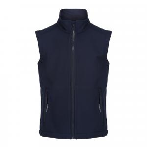 Bezrękawnik Dziecięcy Softshell Odblaskowy Materiał