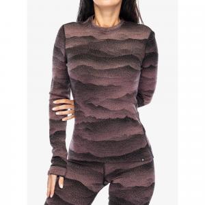 Bluza termoaktywna damska Odlo Merino Ridgelines BL Top Crew Neck LS