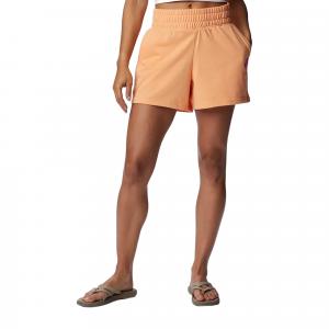 Krótkie Spodenki Turystyczne Damskie Columbia Logo III French Terry Short
