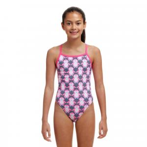 Strój kąpielowy dziewczęcy jednoczęściowy na basen plażę Funkita