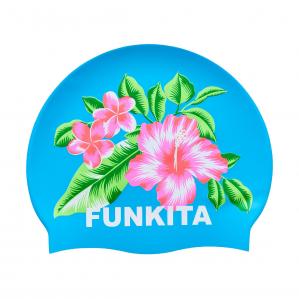 Czepek pływacki na basen uniwersalny unisex Funkita Blue Hawaii