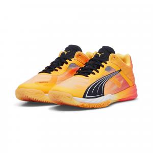 Buty halowe Accelerate NITRO™ SQD PUMA Sun Stream Sunset Glow Black Orange Pink