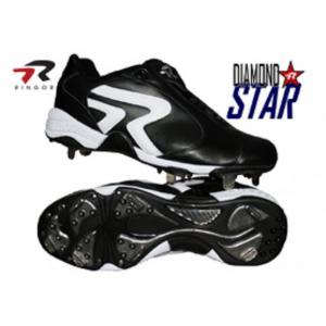 Diamond Star Metal Softball Cleats PTT (Black)