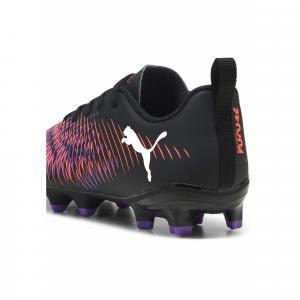 Młodzieżowe buty piłkarskie FUTURE 8 PLAY FG/AG PUMA Black White Glowing Red