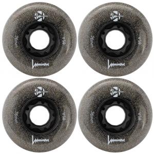 4 kółka do rolek fitness Luminous LED 80mm/85a świecące