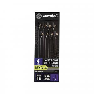 Przypony do methody Matrix MXC-4 Size Barbless X-Strong Bait Band 8 szt.