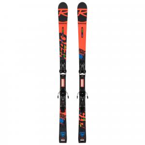 Narty gigantowe sportowe dziecięce ROSSIGNOL ATHLETE GS PRO + wiązanie LOOK NX7