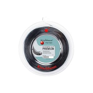 Naciąg do tenisa Kirschbaum Synthetic Gut Premium Black 1,30 mm 200 m