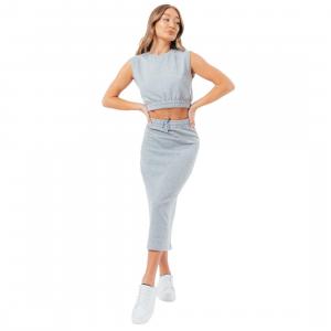 Spódnica sportowa damska Justhype Sweat Midi Skirt Loungewear Set