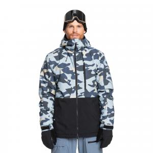 Kurtka snowboardowa męska Quiksilver Mission Printed Block