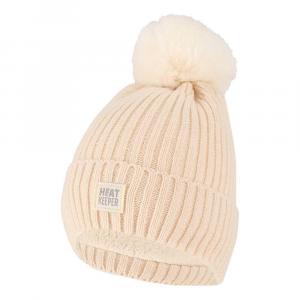 Czapka termiczna + pompon, damska Onesize - 4 sztuki