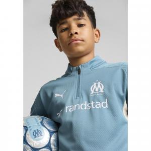 Młodzieżowa bluza treningowa Olympique Marsylia z zamkiem 1/4 PUMA