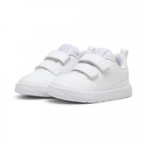 Sneakersy dla małych dzieci Courtflex V3 PUMA White Silver Mist Gray