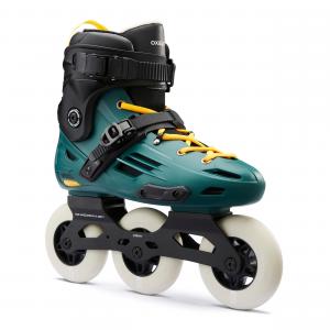 Second Life - Rolki freeskate Oxelo MF900 Hardboot Urban Green - Stan Dobry