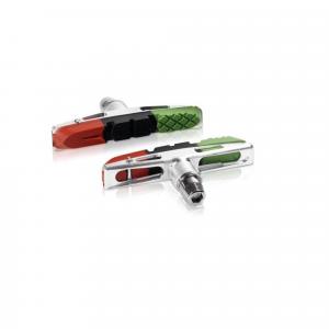 Szczęka Hamulcowa Bs-V13 V-Brake 72Mm Czerwona/Czarna/Zielona Zestaw 4 Szt.