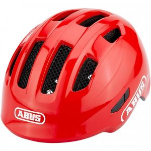 ABUS Dziecięcy kask rekreacyjny „Smiley 3.0” błyszczący czerwony