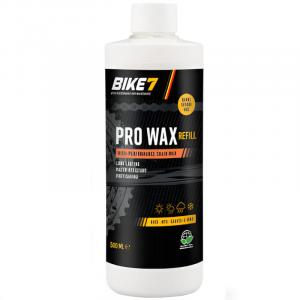 Wosk do łańcucha rowerowego Bike7 Pro Wax Refill 500ml dolewka