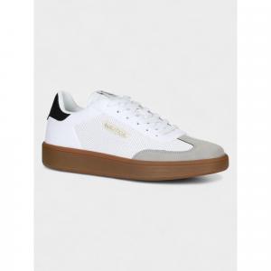 Sneakersy męskie Nautica ACE LTH-SD WHITE-BLACK