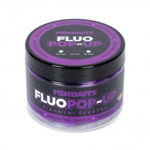Przynęta Kulki Mikbaits Pop-Up Fluo Boilies 150Ml - Pikantna Śliwka 14Mm