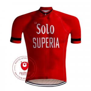 Camisola de Ciclismo Retro Superia Solo - RedTed