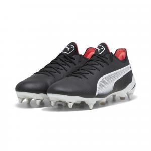 Buty piłkarskie KING ULTIMATE MxSG PUMA Black White Fire Orchid Red