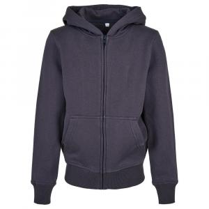 Bluza Dziecięca Basic Organic Z Pełnym Zamkiem Błyskawicznym