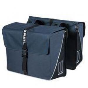 Podwójna Torba Rowerowa Forte 35 Liter 41 X 15 X 34 Cm - Granatowa / Czarna