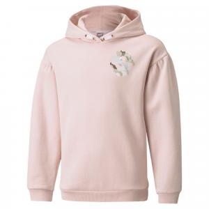 Bluza dla dzieci Puma Alpha Hoodie FL jasnoróżowa