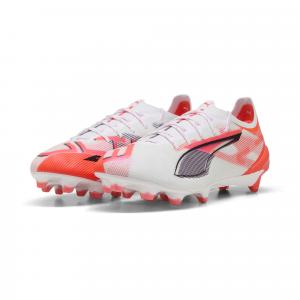 Buty piłkarskie ULTRA 5 ULTIMATE FG PUMA White Black Glowing Red