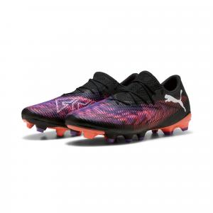 Buty piłkarskie FUTURE 8 MATCH FG/AG niskie PUMA Black White Glowing Red