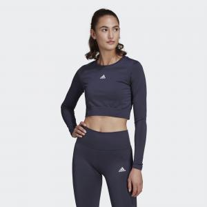 Koszulka damska adidas Aeroknit Seamless Fitted Cropped
